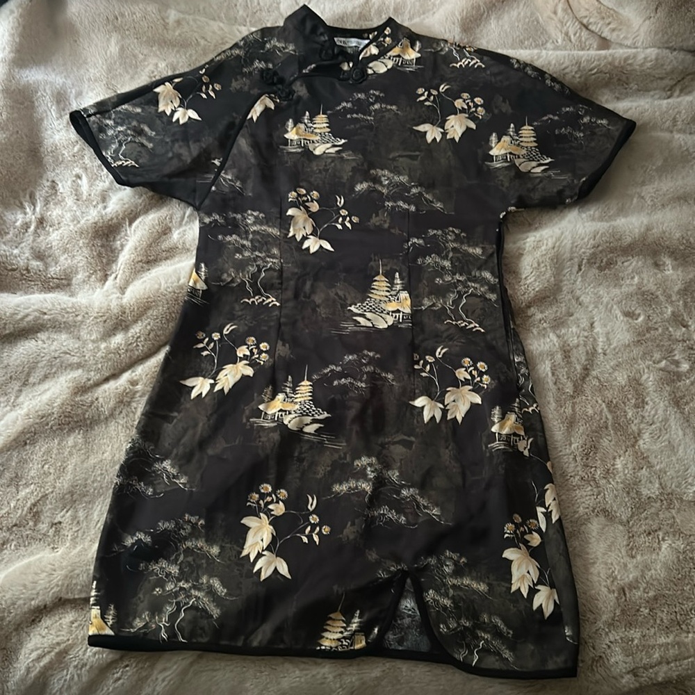 Zara silky mini dress